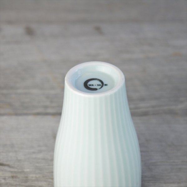 画像9: 有田焼/伊万里陶芸/WA・SA・BI 和茶美-しのぎ立小煎茶碗/青磁/Φ5.5X8.3 (9)