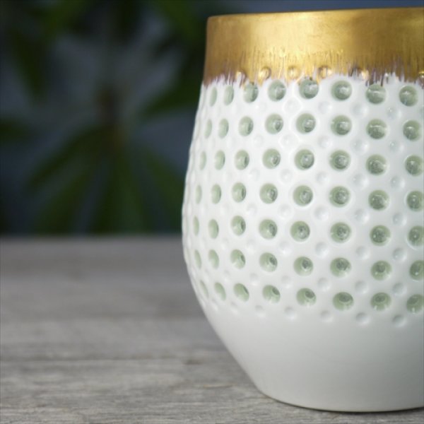 画像4: 有田焼/伊万里陶芸/WA・SA・BI 和茶美-波ワインタンブラー/金/Φ9.6X10.2 (4)