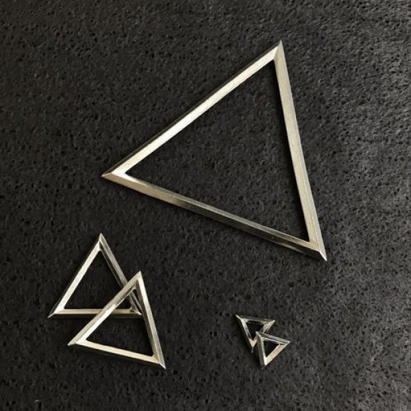 画像4: 錫/竹中銅器/TRI/小：箸置き/5個セット (4)