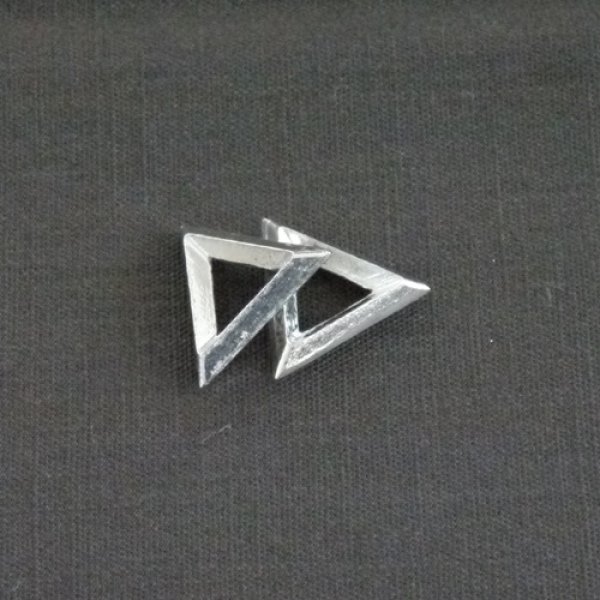 画像3: 錫/竹中銅器/TRI/小：箸置き/5個セット (3)