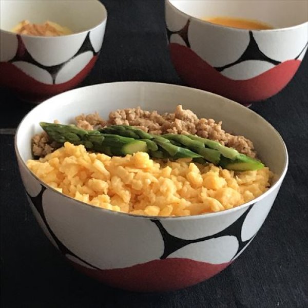 画像5: 清水焼(京焼)/小川宣之/LUCEAT/マルチボウル(大)/白×赤 銀水玉紋 (5)