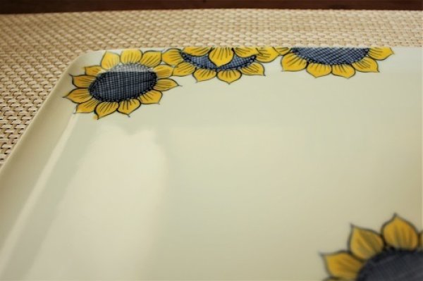 画像2: 有田/惣次郎窯/ひまわりプレート (2)