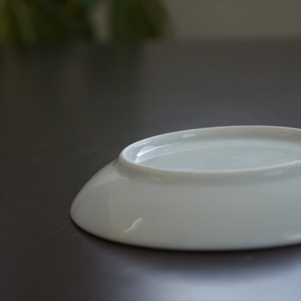 画像8: 有田焼/福珠窯/銀彩染付双鹿図/3.3寸段入り丸小皿/Φ10.2 X H1.8 (8)