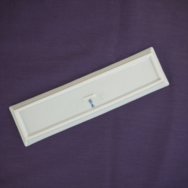 画像4: 有田焼/徳七窯/木蓮長角皿/27ｘ7.5×1.5 (4)