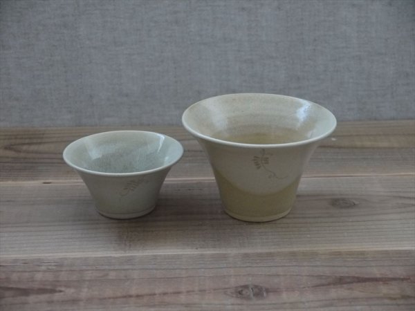 画像2: 高取焼宗家/nanae/小鉢/つる/10×5.1 (2)