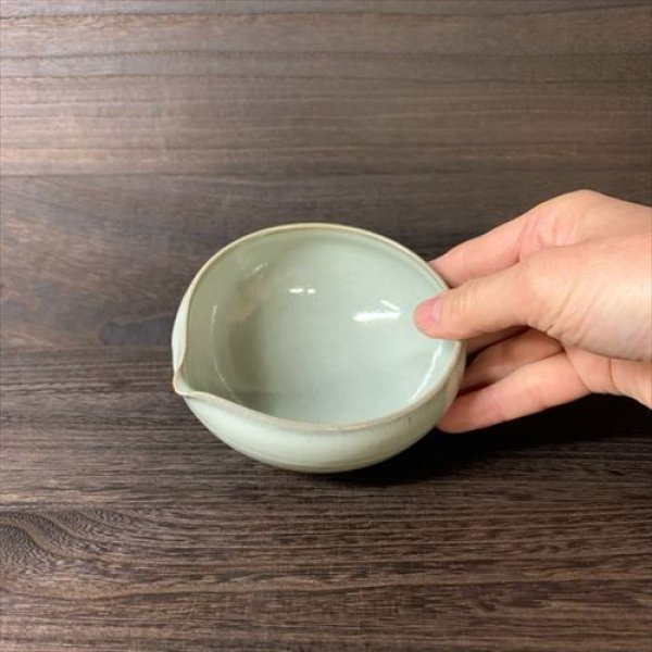 画像4: 福岡/高取焼宗家/高取春慶/まる片口/白 (4)