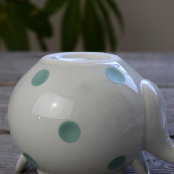 画像10: フラッグス/副千製陶所/象嵌シリーズ土瓶/グリーン/Φ11 X H11 (10)