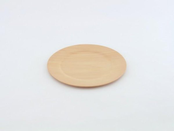 画像2: ゴールドクラフト/ナチュラルプライムウッドプレート_ワイドリム/NPP_Wide Rim (M)_Shinanoki/NPP-WideRim-M01G/27.0×27.0×1.0 (2)