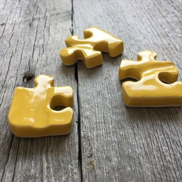 画像7: 岡田陶工房/信楽焼/ジグソーパズル型箸置き5個セット (7)