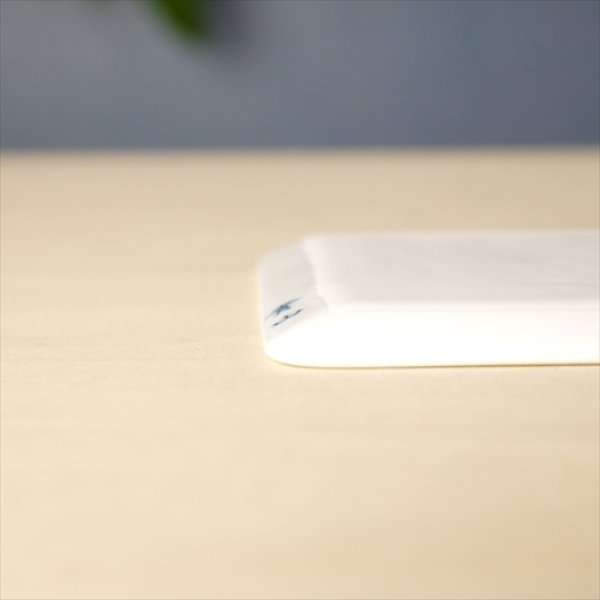 画像8: 伊万里焼/青山窯/かけわけ スクエア小皿/白/9X9 (8)