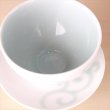 画像4: 伊万里焼/青山窯/かけわけ yururiカップソーサー付き/外白/Φ9 X H6 (4)