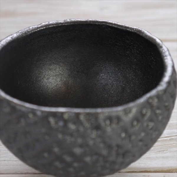 画像5: 増渕明/ワッフル柄 くみ出し/ブラック/Φ10 X H7 (5)