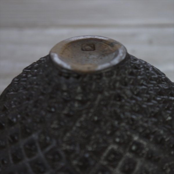 画像9: 増渕明/ワッフル柄 くみ出し/ブラック/Φ10 X H7 (9)