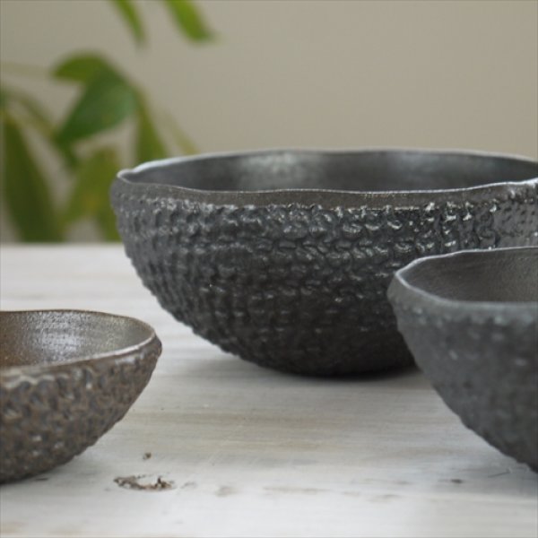 画像11: 増渕明/網目ボウル（小）/ブラウン/Φ9 X H3.5 (11)