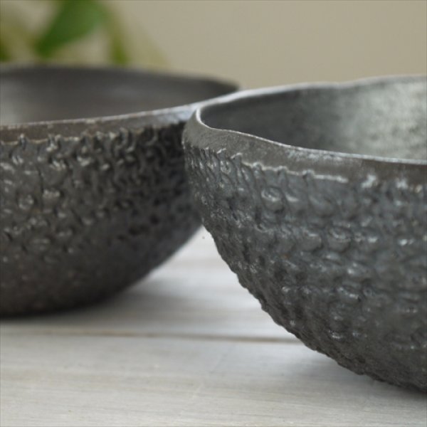 画像14: 増渕明/網目ボウル（大）/ブラウン/Φ14 X H6 (14)