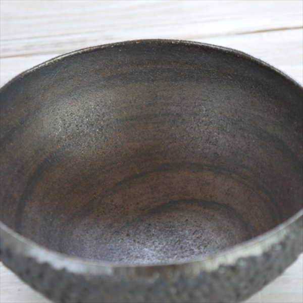 画像5: 増渕明/網目ボウル（大）/ブラウン/Φ14 X H6 (5)