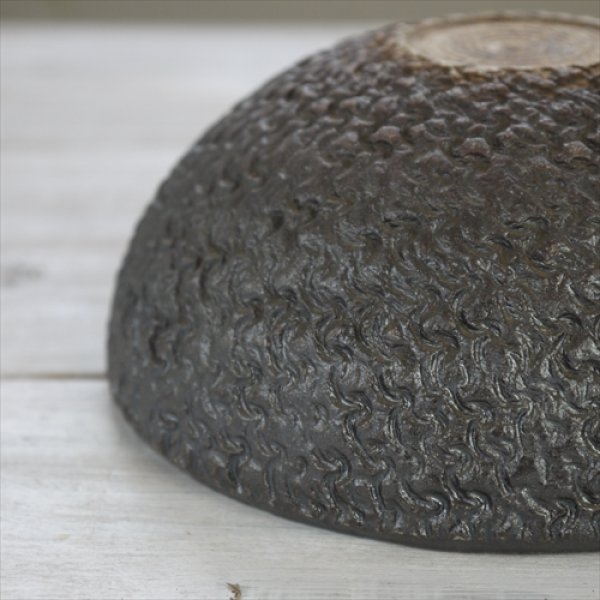 画像8: 増渕明/網目ボウル（大）/ブラウン/Φ14 X H6 (8)