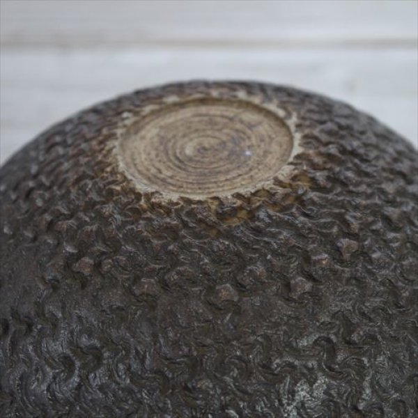 画像9: 増渕明/網目ボウル（大）/ブラウン/Φ14 X H6 (9)