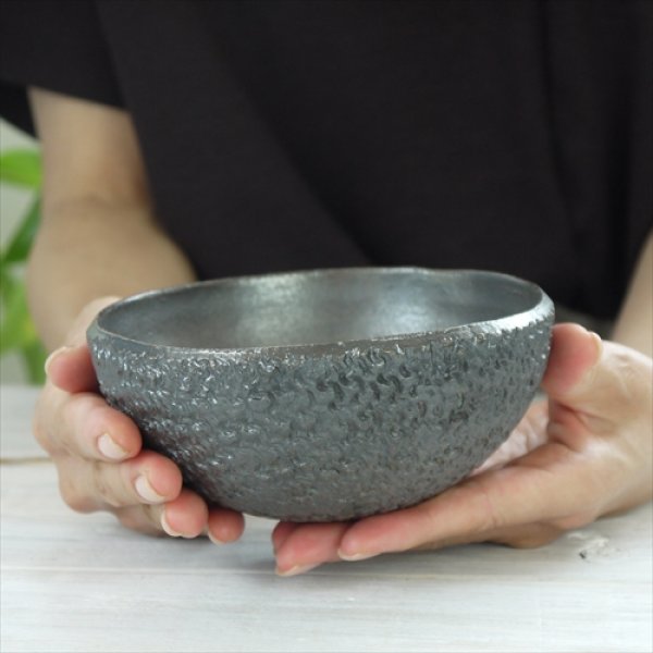 画像15: 増渕明/網目ボウル（大）/ブラウン/Φ14 X H6 (15)