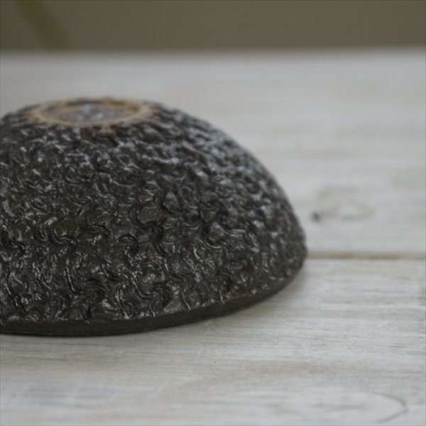 画像7: 増渕明/網目ボウル（小）/ブラウン/Φ9 X H3.5 (7)