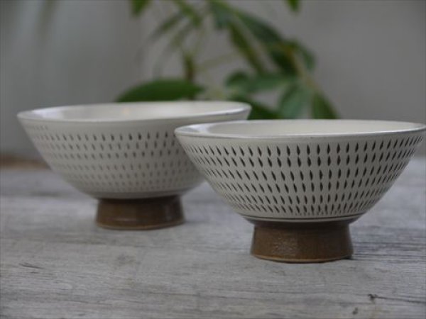 画像11: 小石原焼/カネハ窯/飯椀（小）飛鉋飛び鉋/Φ12 (11)