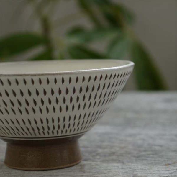 画像3: 小石原焼/カネハ窯/飯椀（小）飛鉋飛び鉋/Φ12 (3)