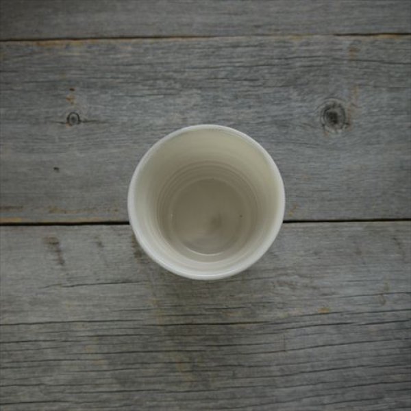 画像2: 小石原焼/カネハ窯/蕎麦猪口（大）飛鉋飛び鉋/Φ9 (2)