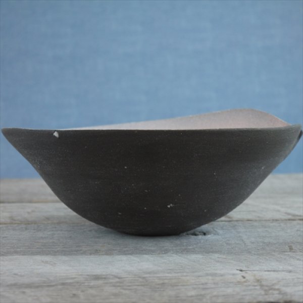 画像11: 藤野/野村亮/片口桃色大鉢/Φ24 X H9.5 (11)