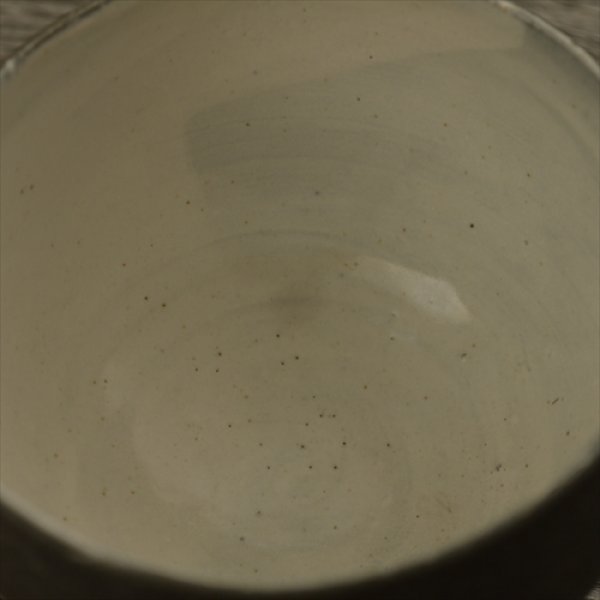 画像7: 藤野/野村亮/三ツ足銀上絵付湯呑み/Φ10 X H8.5 (7)