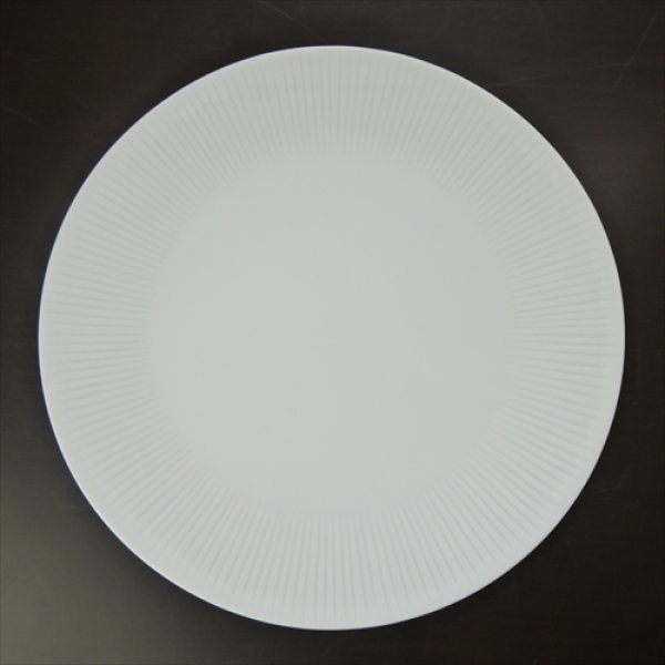 画像2: 瀬戸焼/エムエムヨシハシ/HORITSUKE十草丸皿/8寸/ (2)