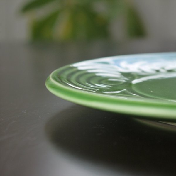 画像3: 瀬戸焼/エムエムヨシハシ/HORITSUKE馬の目皿　6寸丸皿/織部/ (3)