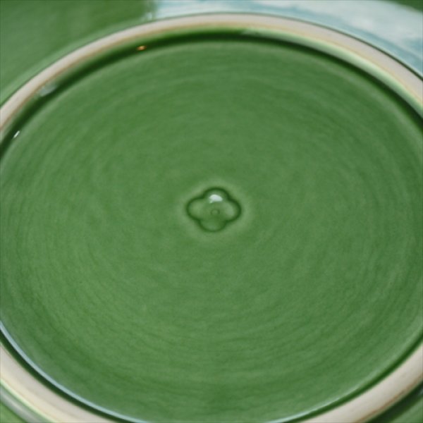 画像8: 瀬戸焼/エムエムヨシハシ/HORITSUKE馬の目皿　6寸丸皿/織部/ (8)