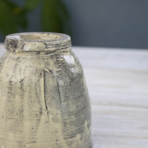 画像7: 益子焼/知床窯/湯呑み/黒粉引き/Φ8.5 X 9 (7)