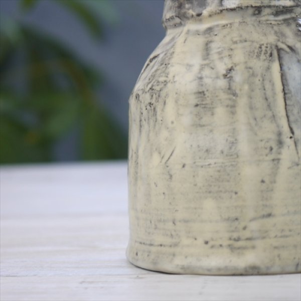 画像8: 益子焼/知床窯/湯呑み/黒粉引き/Φ8.5 X 9 (8)