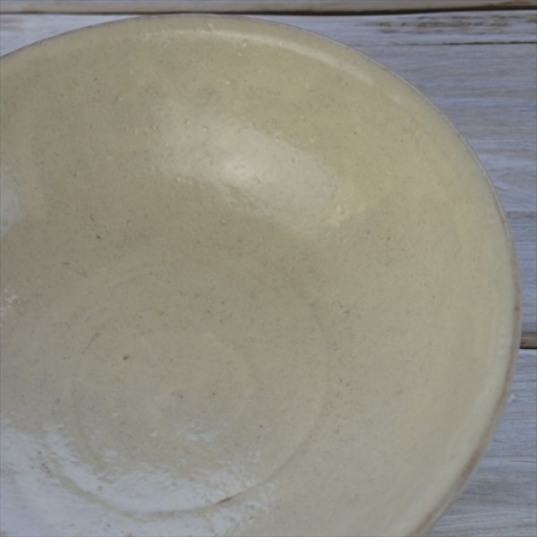 画像5: 益子焼/知床窯/中鉢/粉引き/Φ21.5 X 7 (5)