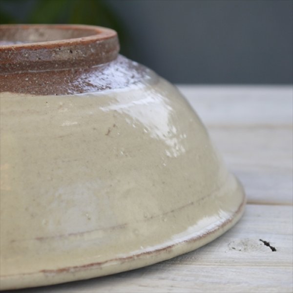 画像7: 益子焼/知床窯/中鉢/粉引き/Φ21.5 X 7 (7)