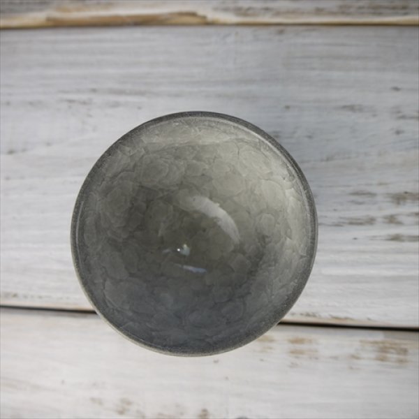 画像3: 瀬戸焼/柳本美帆/氷裂貫入　ぐい呑/ホワイト/Φ8.5 (3)