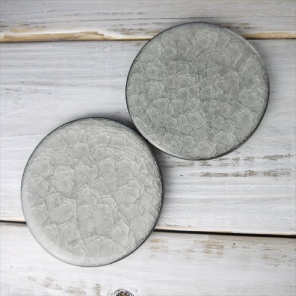 画像5: 瀬戸焼/柳本美帆/氷裂貫入　プチプレート/ホワイト/Φ11 (5)