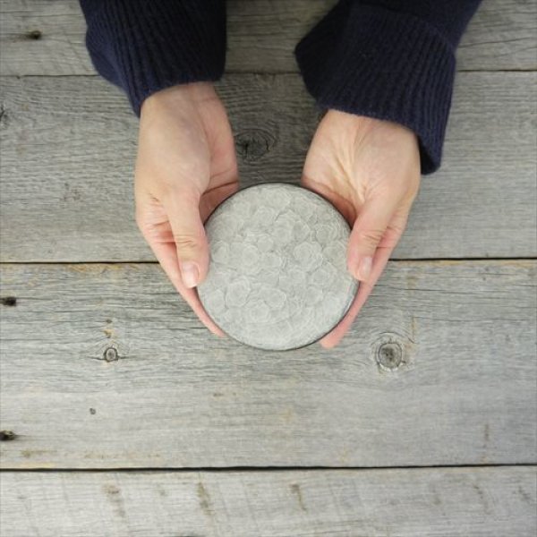 画像9: 瀬戸焼/柳本美帆/氷裂貫入　プチプレート/ホワイト/Φ11 (9)