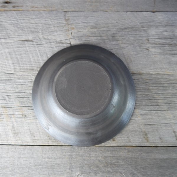 画像6: 堀有一郎/白線象嵌鉢M/黒/白ストライプ/Φ20.5XH5 (6)