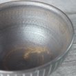 画像4: 堀有一郎/白線象嵌茶碗S/黒/白ストライプ/Φ10.8XH6.3 (4)