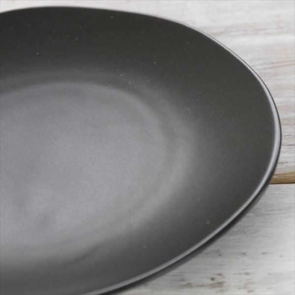 画像4: miyama/feuille（フィーユ）17cmプレート/黒マット/Φ17 (4)