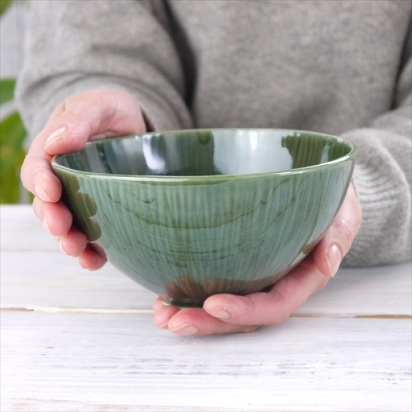 画像10: miyama/crease（クリース）　ジャパニーズボウルM/oribe green/ (10)