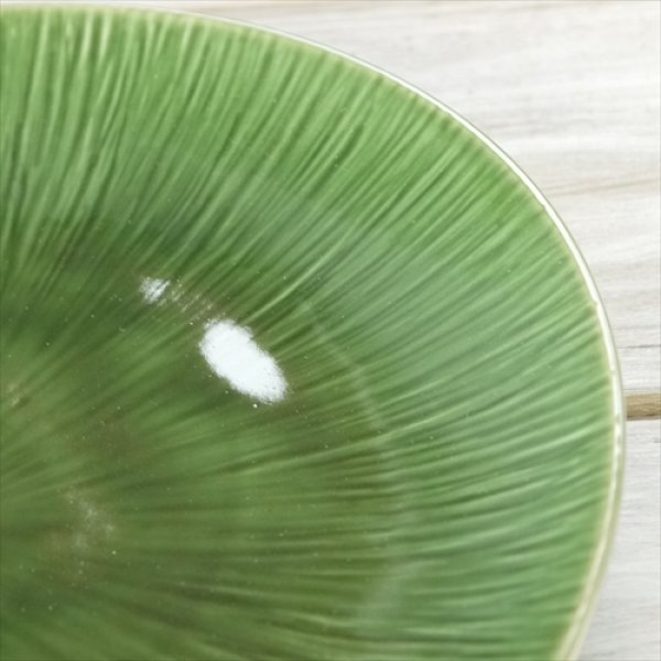 画像5: miyama/crease（クリース）　27cmプレート/oribe green/ (5)