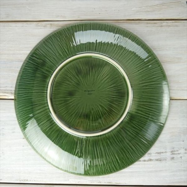 画像6: miyama/crease（クリース）　27cmプレート/oribe green/ (6)