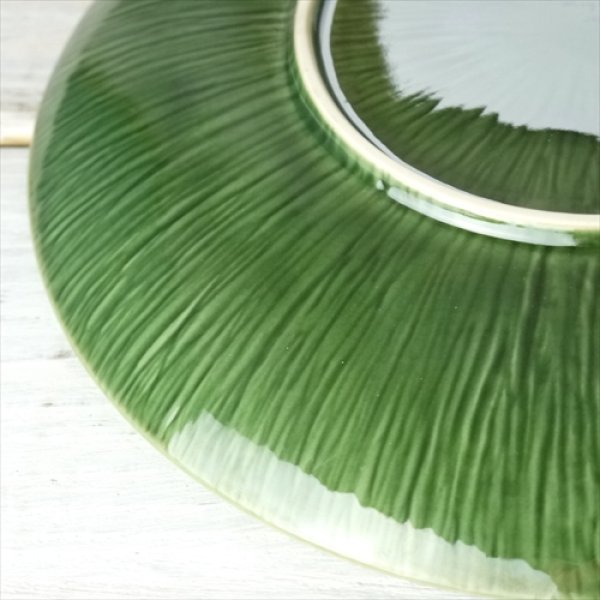 画像8: miyama/crease（クリース）　27cmプレート/oribe green/ (8)