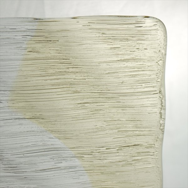 画像6: 富山ガラス/吉田薫/綾波小皿/イエロー/12.5x12.5 (6)