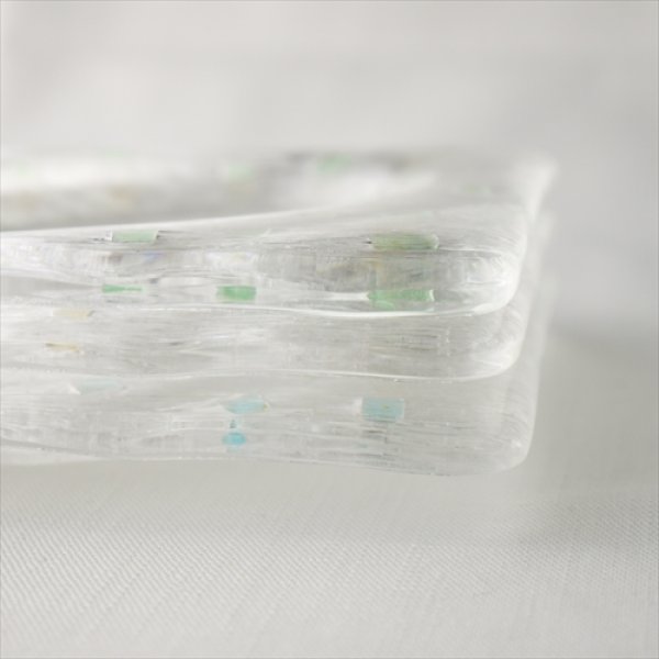 画像14: 富山ガラス/吉田薫/綾波小鉢/青/12.5x12.5 (14)