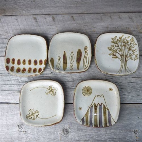 画像9: 伊藤瞳/角皿S/豆/13.5x13.5 X H1 (9)