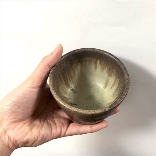 画像2: 關まどか/蕎麦猪口（黒）/イエロー/Φ9×H6.5 (2)